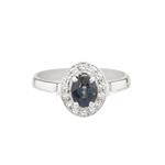 Forever Diamonds Alexandrite Diamond Ring in 18kt White Gold