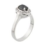 Alexandrite Diamond Ring in 18kt White Gold